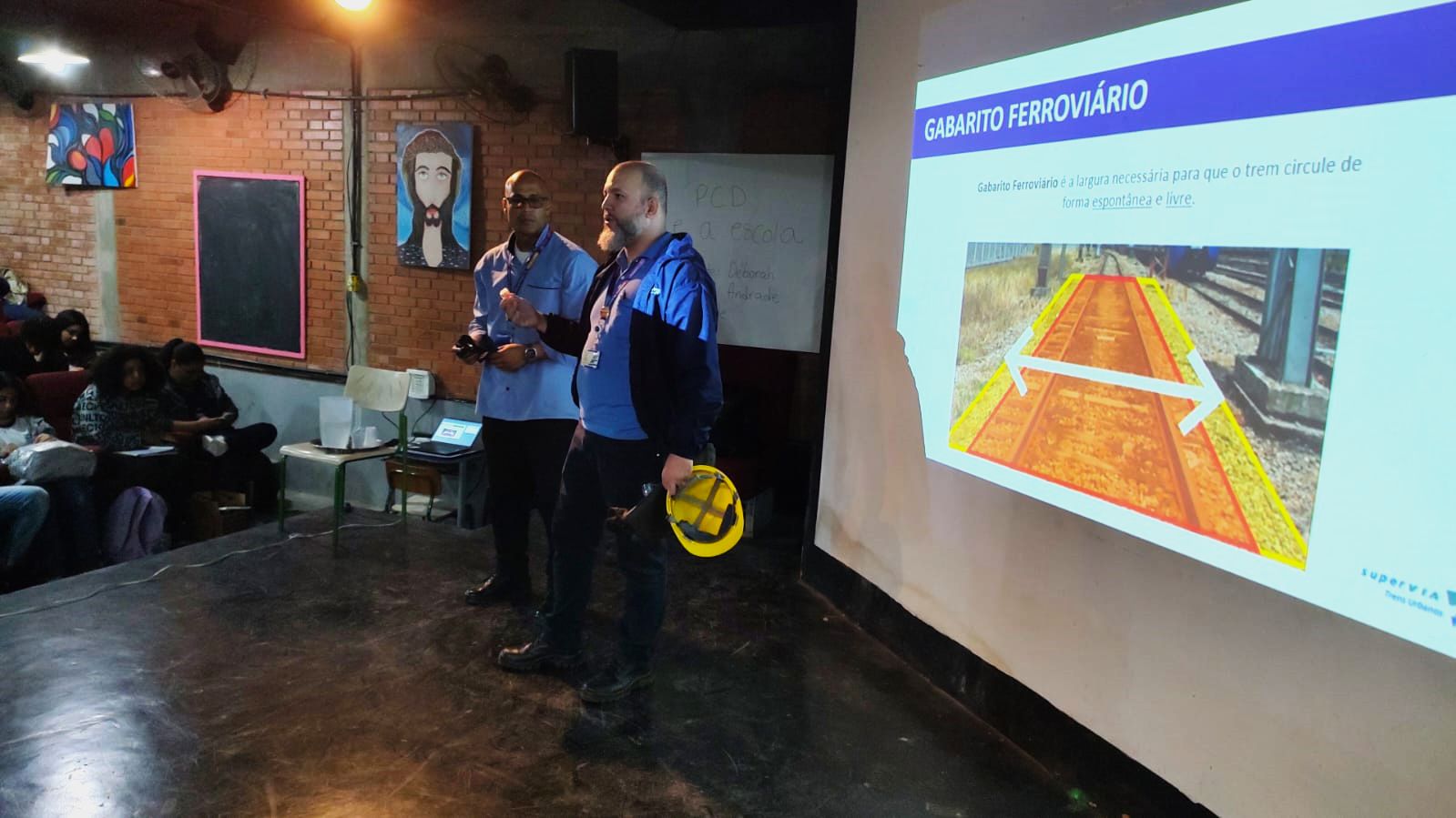Supervia realiza campanha de conscientização em instituições de ensino Supervia realiza campanha de conscientização em instituições de ensino