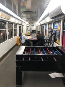 Antigo carro do "Pré-Metrô" é preservado na Cidade Nova