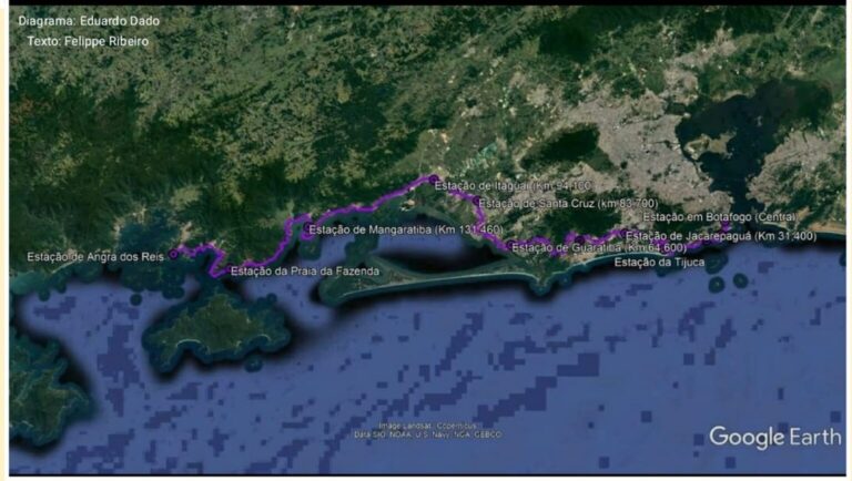 Breve histórico sobre a Estrada de Ferro Botafogo a Angra dos Reis
