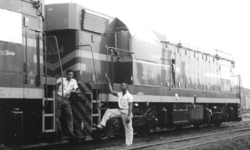 Trem da RFFSA. Imagem: acervo Benício Guimarães