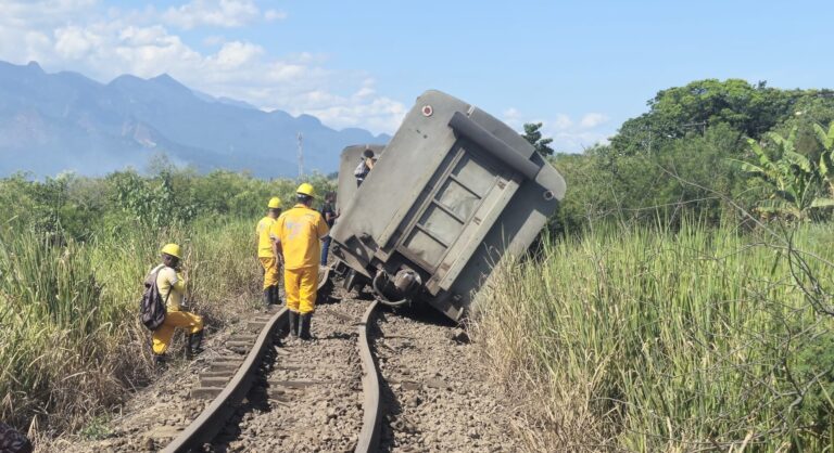 Trem tomba e circulação do serviço Guapimirim é suspensa