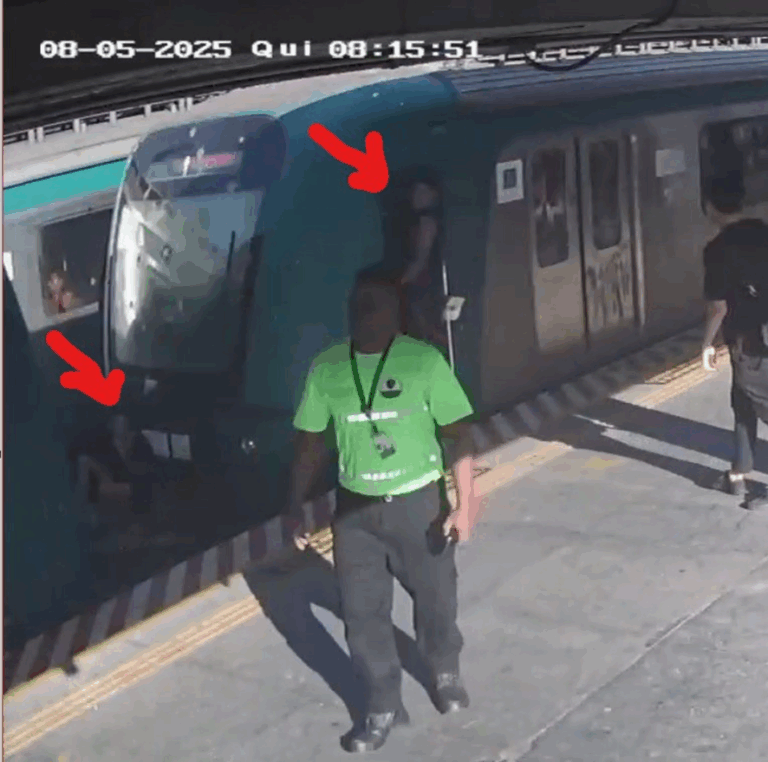 Jovens são apreendidos praticando “surfe” em trem da Supervia