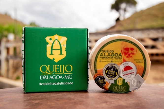 Queijo D'Alagoa-MG Premiado na França (peça Pequena 1 A 1,3kg)