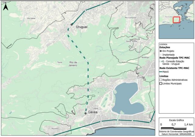 mapa metro anel linha1