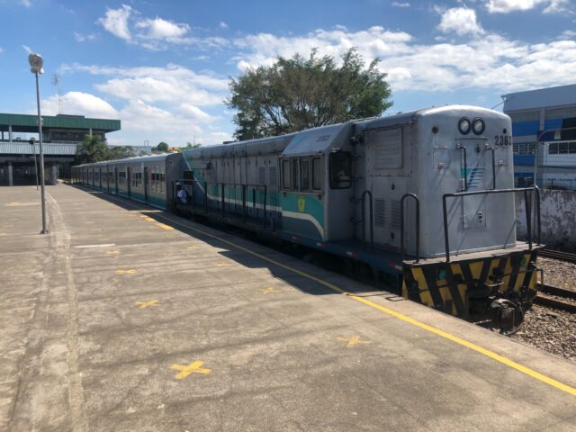 Locomotiva U12C em Saracuruna - Imagem: Ricardo Lafayette (2023)