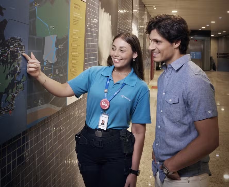 Atendimento Metrô Rio - Imagem: Jornal Extxra