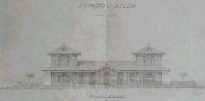 Planta da estação de BelémArquivos RFFSA