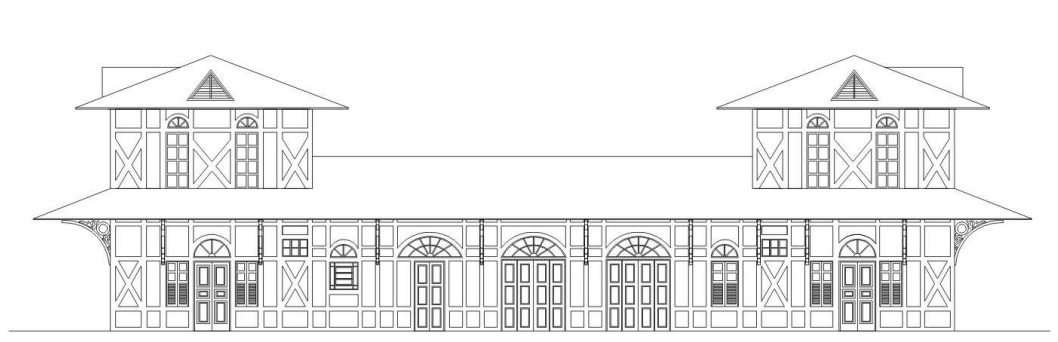 Planta constante no projeto de restauração, levantada por Ana Lucia Vieira dos Santos, Fernanda Falseth e revisada por Roberto Anderson Magalhães em 2010
