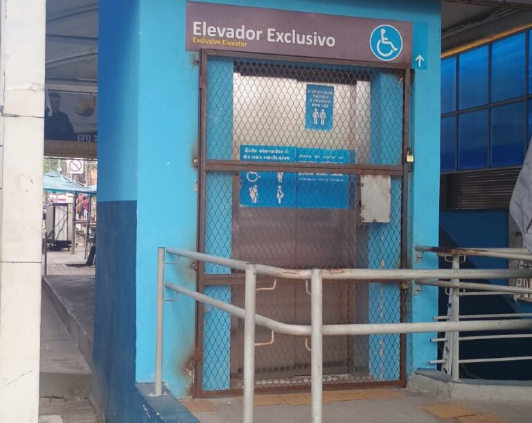 Denúncia sobre problemas de acessibilidade na estação ferroviária de Campo Grande
