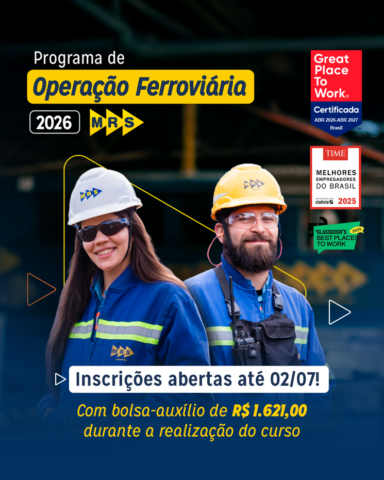 MRS oferece curso ferroviário gratuito com vagas no Rio de Janeiro, confira!