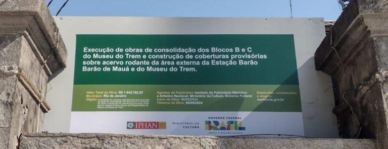 Restauração do Museu do Trem e preservação do material em Barão de Mauá seguem indefinidas