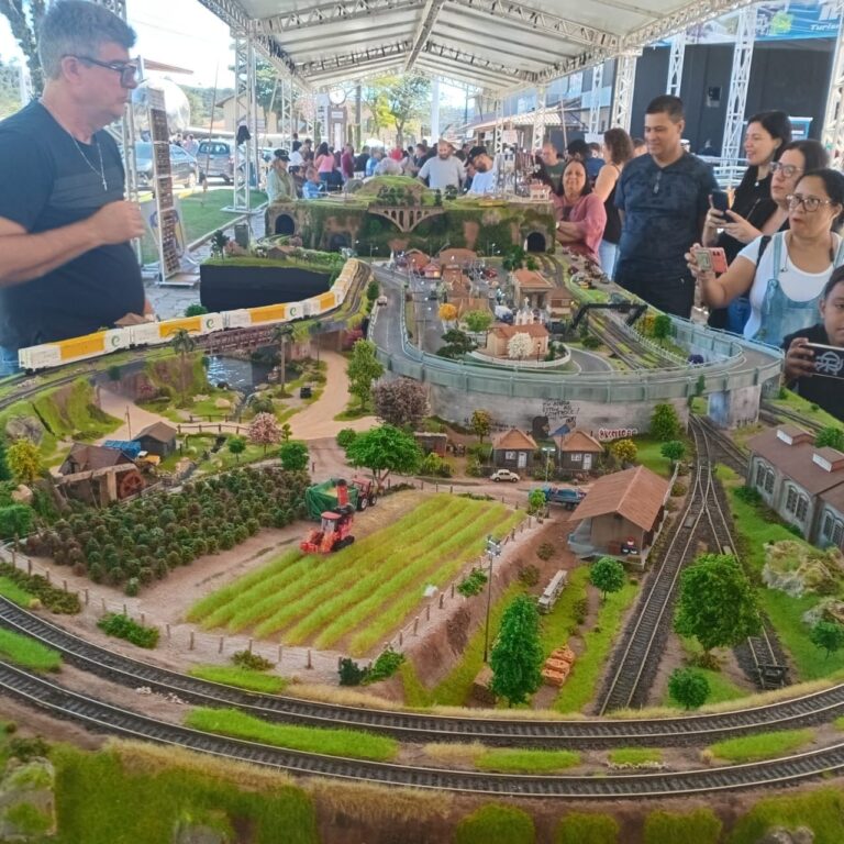 Ipiabas se consolida no calendário ferromodelista e reforça vocação ferroviária do Vale do Café