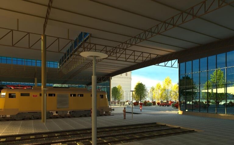Imagem conceitual de reaproveitamento da estação Barãode Mauá/Leopoldina