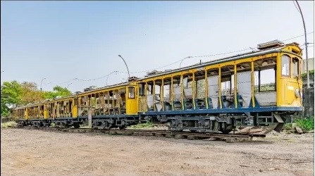 Retirada de material rodante da estação Barão de Mauá/Leopoldina terá início com os antigos Bondes de Santa Teresa