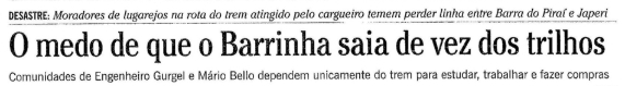Três décadas sem o Barrinha: cronologia, história e o que se esperar para o futuro? Três décadas sem o Barrinha: cronologia, história e o que se esperar para o futuro?