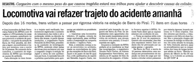 Três décadas sem o Barrinha: cronologia, história e o que se esperar para o futuro? Três décadas sem o Barrinha: cronologia, história e o que se esperar para o futuro?
