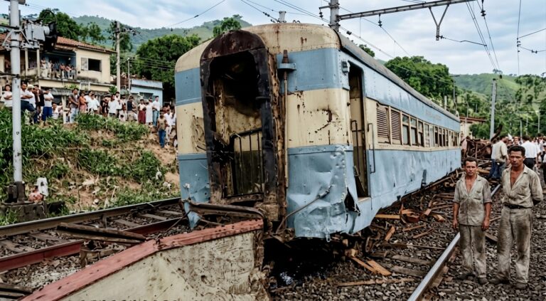 Composição acidentada do Trem-Barrinha