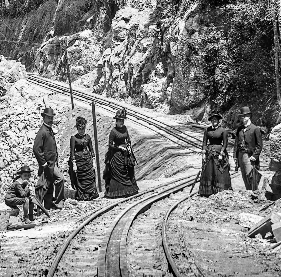 Estrada de Ferro Corcovado - Década de 1880