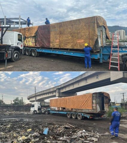 [FOTOS] Transferência de parte do material da Leopoldina para Deodoro foi concluída, veja como foi!