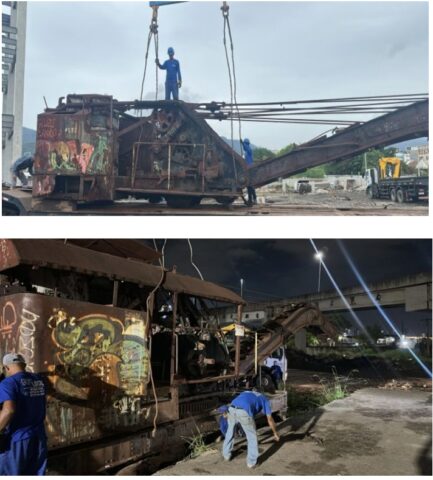 [FOTOS] Transferência de parte do material da Leopoldina para Deodoro foi concluída, veja como foi!