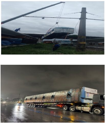 [FOTOS] Transferência de parte do material da Leopoldina para Deodoro foi concluída, veja como foi!
