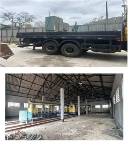 [FOTOS] Transferência de parte do material da Leopoldina para Deodoro foi concluída, veja como foi!