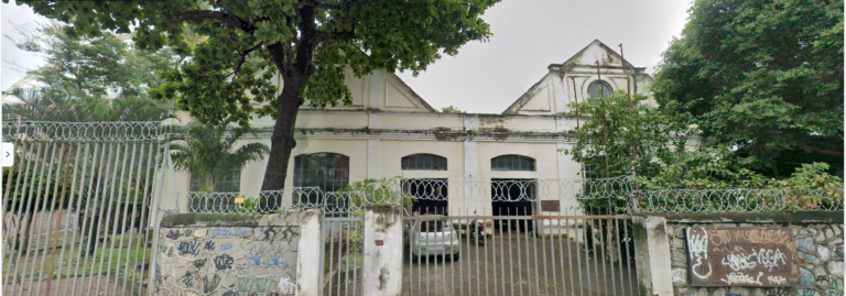 Fachada do Museu do Trem no Engenho de Dentro - Imagem: Google Street View