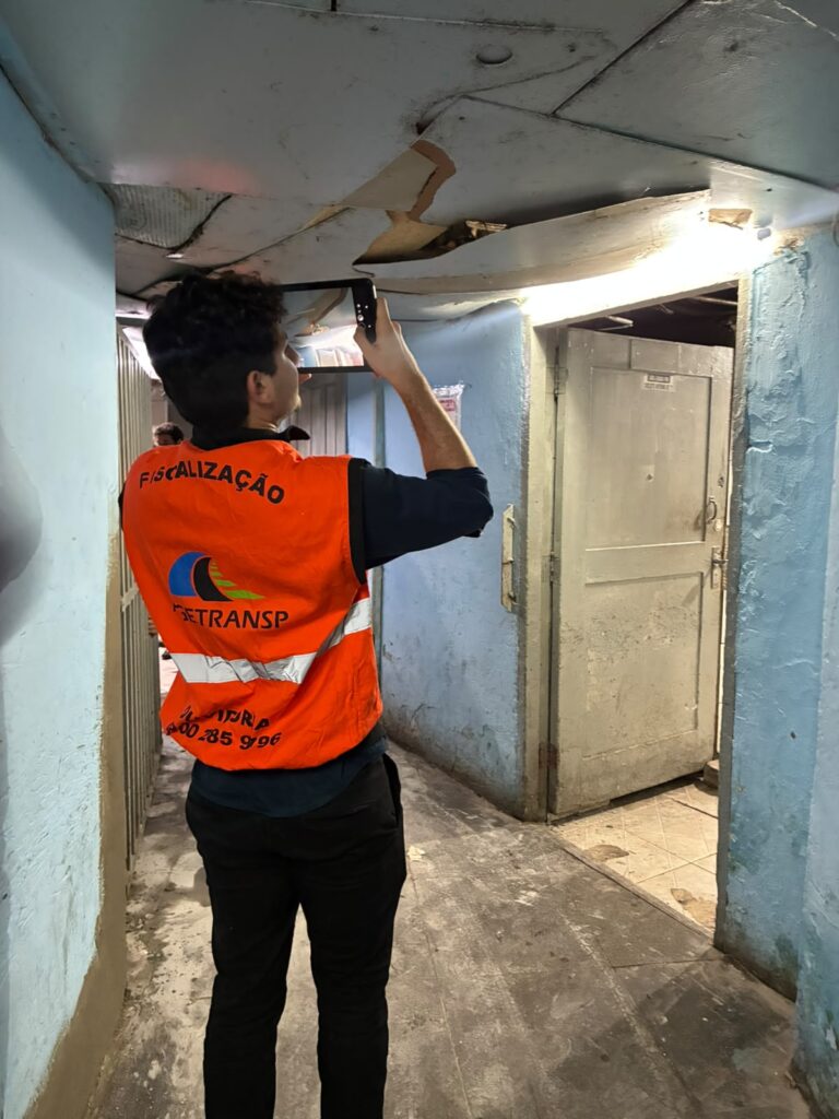 Vistoria no subsolo da Central do brasil