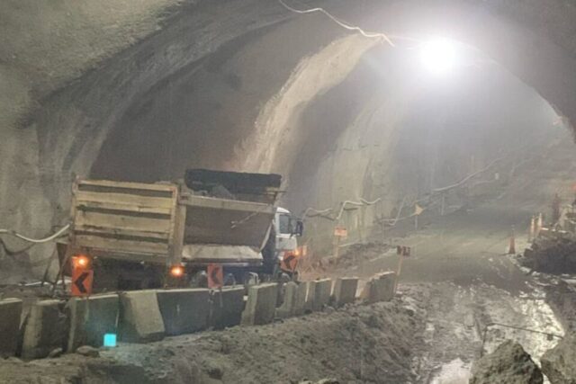 Imagens mostram andamento da construção da estação Gávea, da Linha 4 do Metrô - Imagem: divulgação