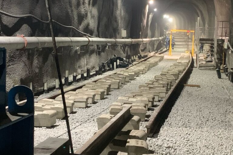 Imagens mostram andamento da construção da estação Gávea, da Linha 4 do Metrô - Imagem: divulgação