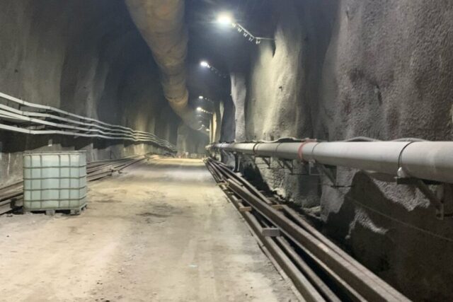 Imagens mostram andamento da construção da estação Gávea, da Linha 4 do Metrô - Imagem: divulgação